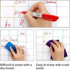 Shuttle Art Wet Erase Markers, 15 Pack Red 1mm Fine Tip Smudge-Free Markers - Image 4