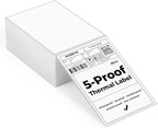 MUNBYN 4"x6" Direct Thermal Shipping Labels, Durable Waterproof, Scratch-Proof by MUNBYN