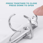 3 Ring Binder 2 Inch, ViVin Sturdy 2"-Slant D Ring Binder - Image 2