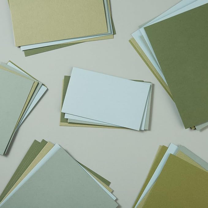 50 Sheets Colored Cardstock Paper 5 Colors, 250 GSM Heavy Card Stock - Image 8