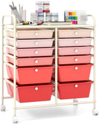 Giantex 12 Drawer Rolling Storage Cart Tools Scrapbook Paper Office School by Giantex