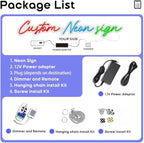 CIONAOR Custom Neon Sign, Custom LED Neon Sign Customizable - Image 9