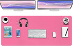 Boutilon Leather Desk Pad Protector, Non-Slip Mouse Pad, Laptop Desk Pad by Boutilon