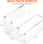 Richboom Acrylic File Sorter, 8.5"x6.3"x6.2", Upright File Organizer - Image 3