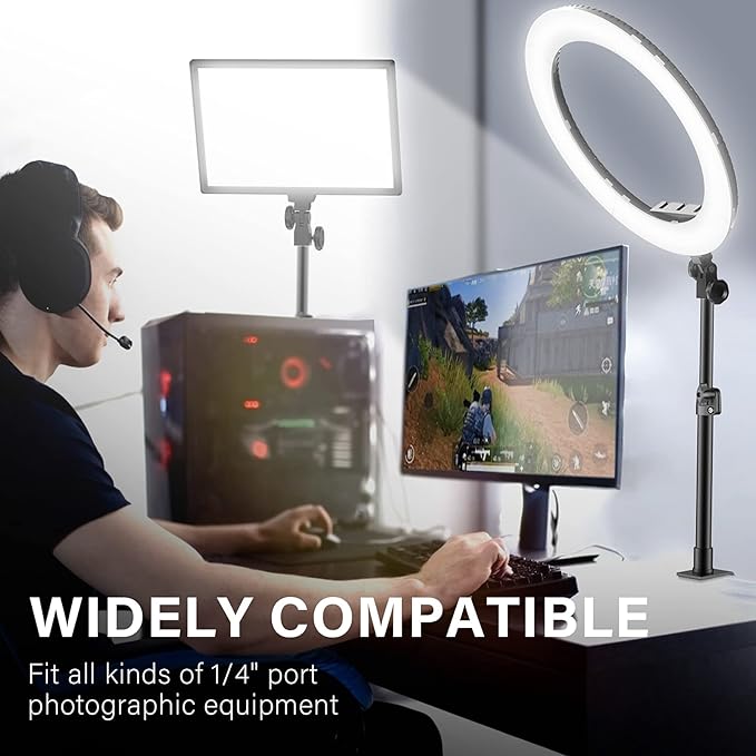 Dazzne 2-Pack Camera Desk Mount Stand - Image 6