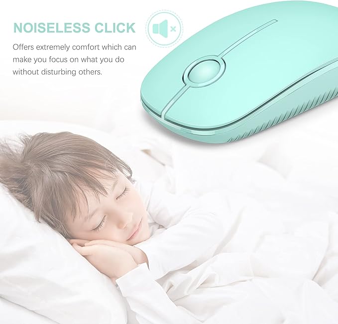 VssoPlor Wireless Mouse, 2.4G Slim Portable Computer Mice - Image 2