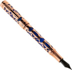 Conklin Endura Deco Crest Fountain Pen in Blue, Extra Fine Nib, Premium Writing by Conklin
