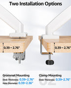 dual monitor arm desk mount fits max 32, package contents