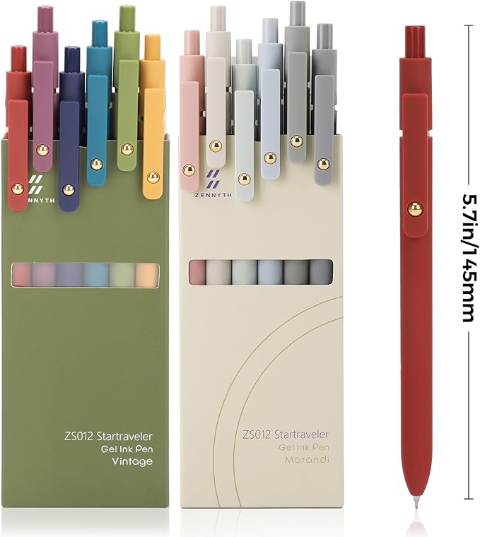 Ddaowanx Gel Pens, 0.5mm Quick Dry Black Ink Pens Fine Point Smooth Writing Pens - Image 2