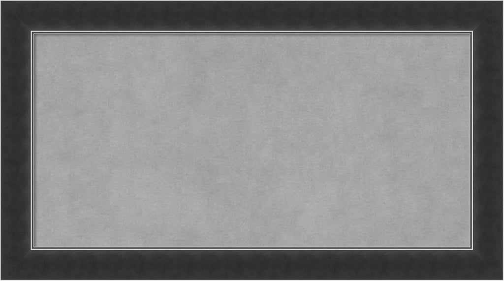 Amanti Art Black Framed Magnetic Board 15x27 Small Vision Board