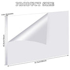 Roowest 2 Pcs 18 x 36 Inch, 1/4 Inch Thick Clear Acrylic Plexiglass Sheets - Image 2