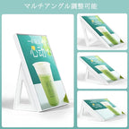 ECKEK ABS Plastic Sign Holder，Menu Displays L Shape Sign Stand - Image 6