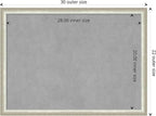 Amanti Art Silver Framed Magnetic Board 22x30 Medium Vision Board - Image 4