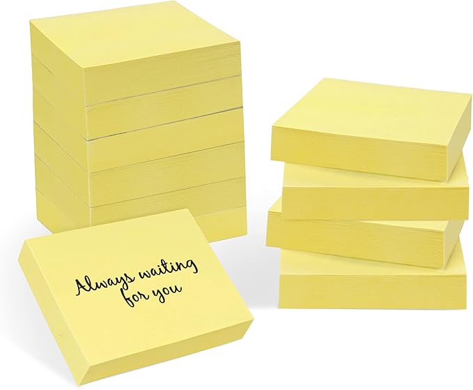 2400 Sheets Sticky Notes by Agoer