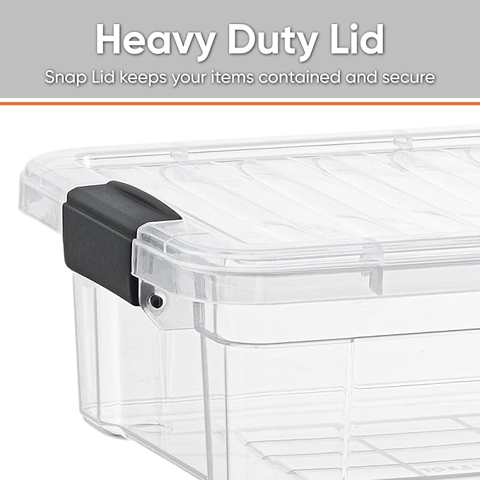 Superio Clear Storage Bins - Image 4