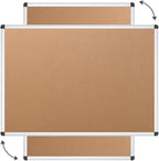 VIZ-PRO Cork Notice Board, 24 X 18 Inches - Image 3