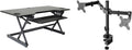 Rocelco 46" Large Height Adjustable Standing Desk Converter