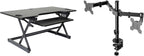 Rocelco 46" Large Height Adjustable Standing Desk Converter