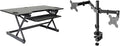 Rocelco 46" Large Height Adjustable Standing Desk Converter by Rocelco