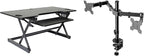 Rocelco 46" Large Height Adjustable Standing Desk Converter by Rocelco