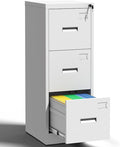 OPTYMIRA 3 Drawer Metal File Cabinet by OPTYMIRA