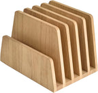 KIRIGEN Desktop File Document Holder Stand 5 Slots Mail Paper Organizer Desk by KIRIGEN