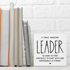 Leader Appreciation Gifts Leadership Gifts, Inspirational Office Decor Wooden - Image 3
