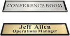 SINKAA Personalized Name Plate for Door or Wall, 2 * 10 inch Custom Office - Image 2