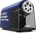 AFMAT PSX2 Heavy Duty Electric Pencil Sharpener, 6 Holes, Classroom Sharpener by AFMAT