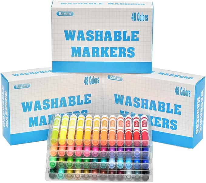 Rarlan Washable Markers Bulk, Markers by Rarlan
