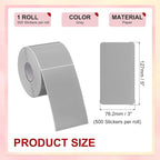 PATIKIL 3 x 5 Inch Rectangle Inventory Color Coding Labels 1 Roll, Square - Image 2