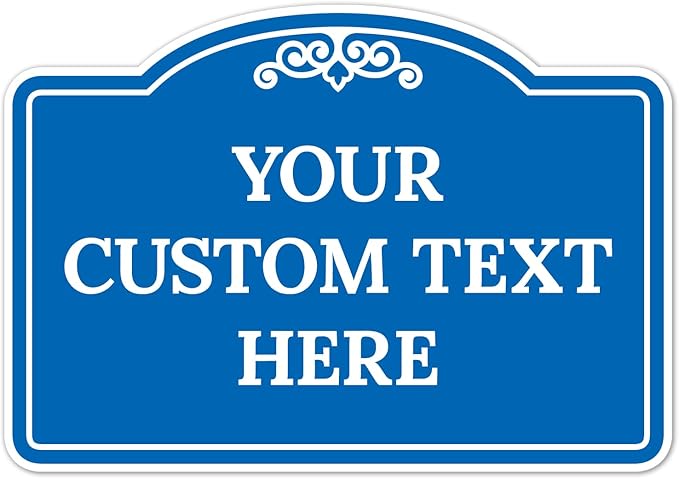Custom Decorative Sign, Personalized Metal Sign by SigoSigns
