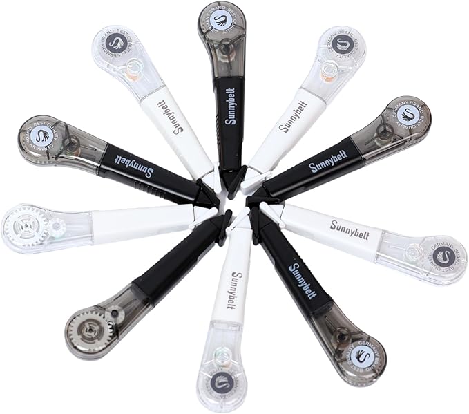 WISOPTUS 19.69ft Correction Tape Pen, 10-Count Pack, Dry Instantly, Stretch - Image 7