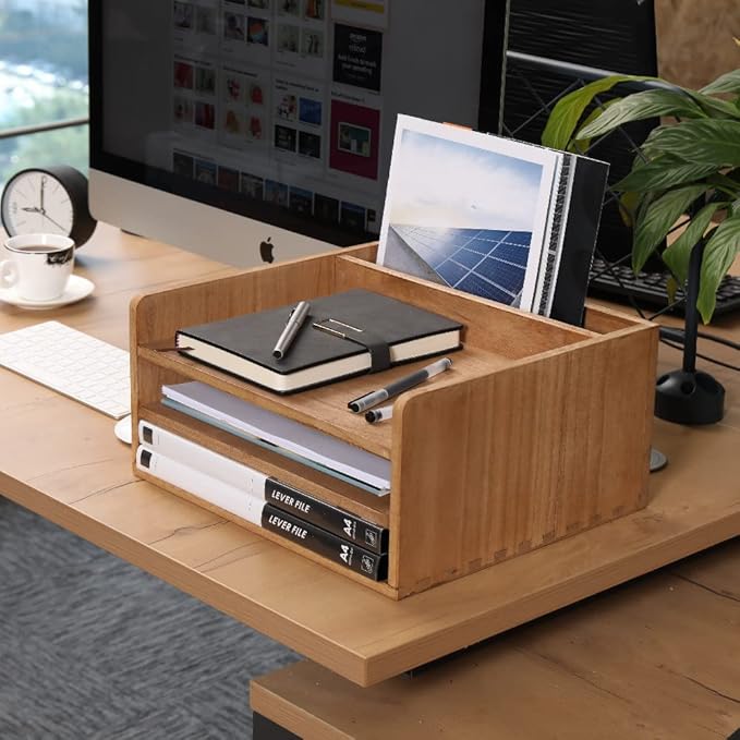 DDYURI 3 Tier Desktop Letter Tray - Image 3