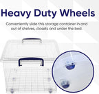 Superio Storage Bins with Lids, Stackable Totes, BPA Free, Odor Free, Organizer - Image 7
