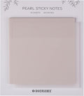 DiverseBee 50 Sheets Pastel Transparent Sticky Notes, 3x3” Clear Sticky Tabs by DiverseBee
