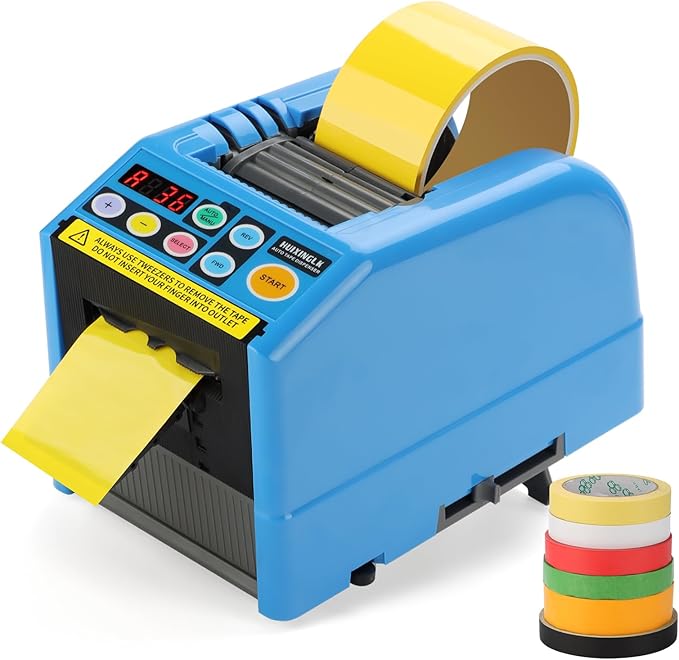 Automatic Tape Dispenser, Ribbon Cutting Machine, 6-60mm Width, 5-999mm Length by Unknown