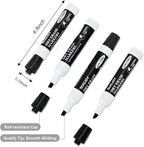 SUQJOY Dry Erase Markers, Chisel Tip Whiteboard Marker, Low Odor Thick Dry - Image 3