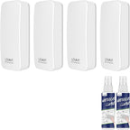 loukin 4 Pack Magnetic Dry Erase Eraser, Glass Board Remover, 3.4 fl oz by LOUKIN