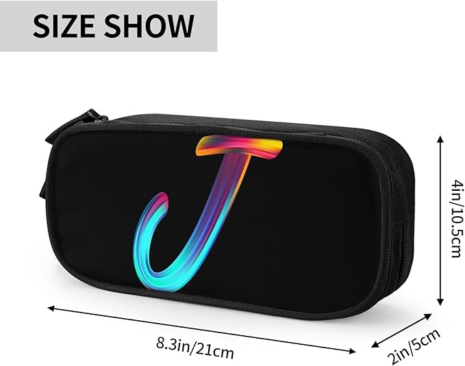 Pazacon Cute Initial Pencil Case - Image 2