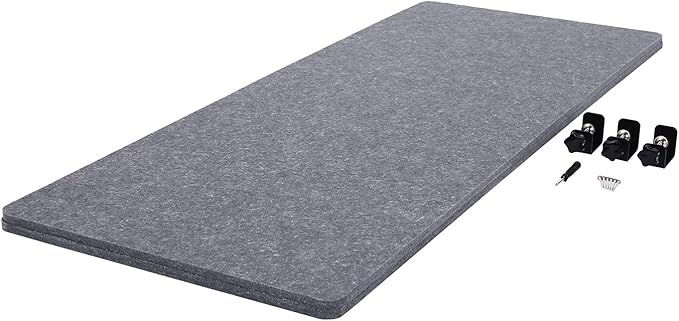 Clamp-on 60" x 24" Desk Divider Privacy Panel - Image 9