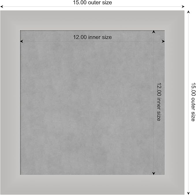 Amanti Art Silver Framed Magnetic Board 15x15 X-Small Vision Board - Image 4