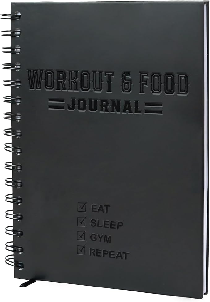 Nextnoid Hardcover Fitness & Food Journal by Nextnoid