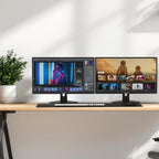 kado 2-pack dual 22" flat screen 1920x1080 75hz, side view
