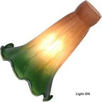 Bieye LS103S Lily Flower Blown Glass Lampshade - Image 2
