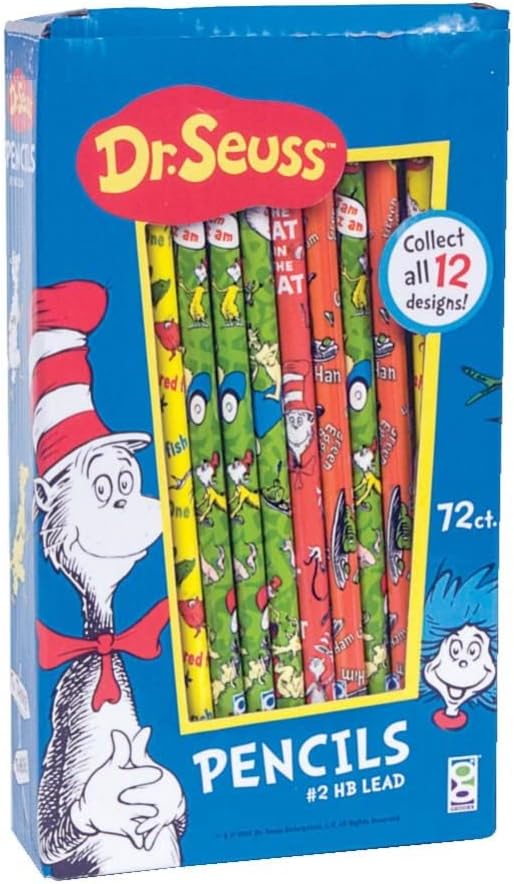 Raymond Geddes Dr Seuss Number 2 Pencils by RaymondGeddesCompanyInc