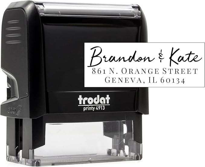 Self Inking Modern Address Stamps | Custom Return Address Stamper by 904Custom