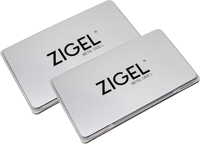 2 Pack Metal Case Stamp Pad Large Size - Image 2