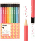Grabie Erasable Gel Pens, 9 Colors Erasable Pens Multicolor, Make Mistakes by Grabie