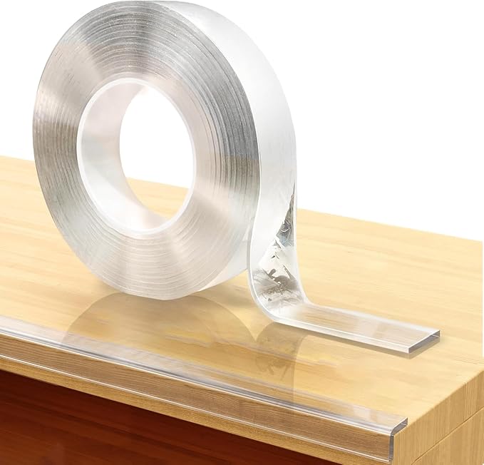 Furniture Edge Guards | 12ft Protective Clear PVC Cushion | Baby Child Proofing by Komfortology